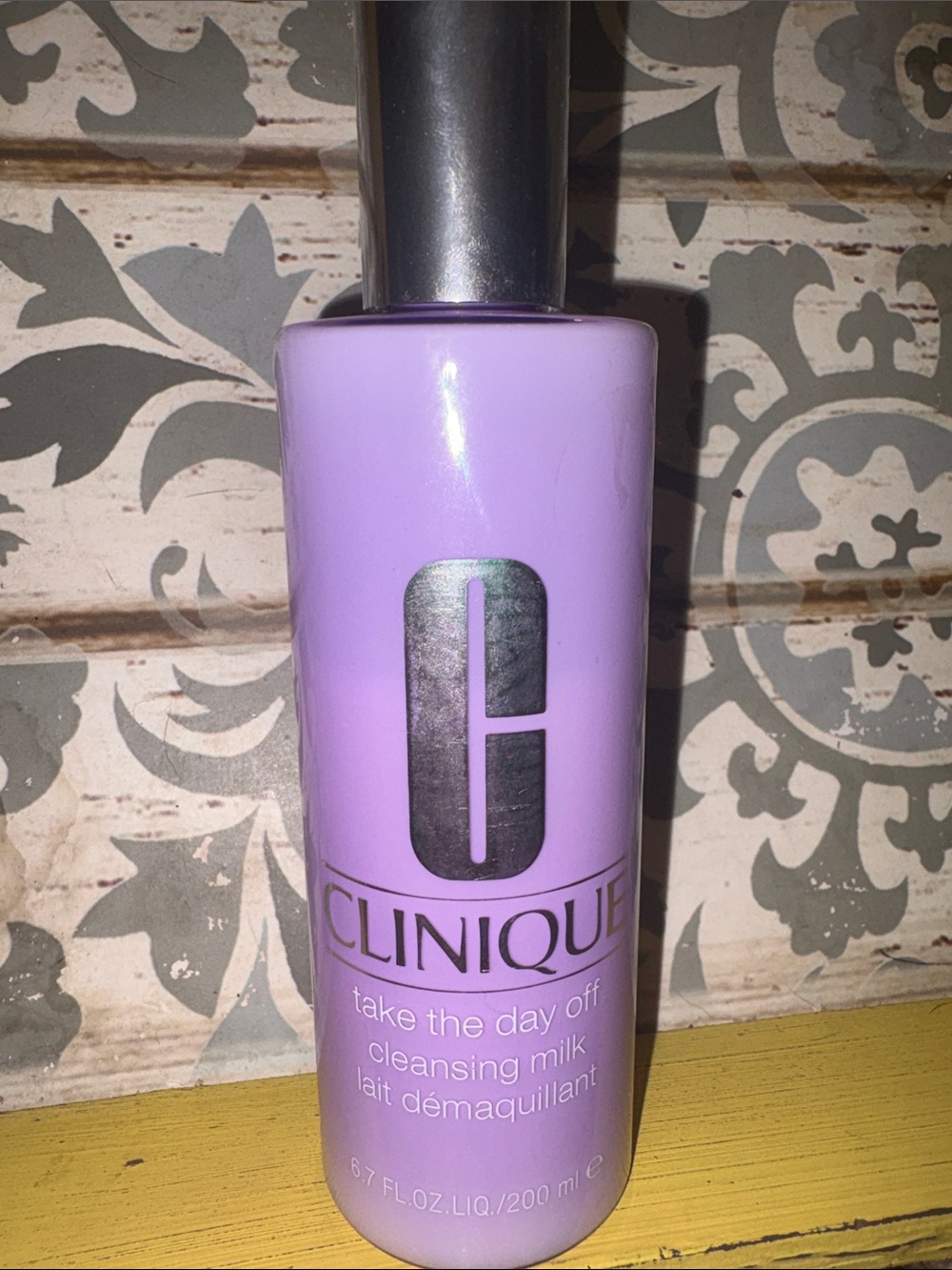 Clinique Cleansing Milk Bottle - Lavender Purple